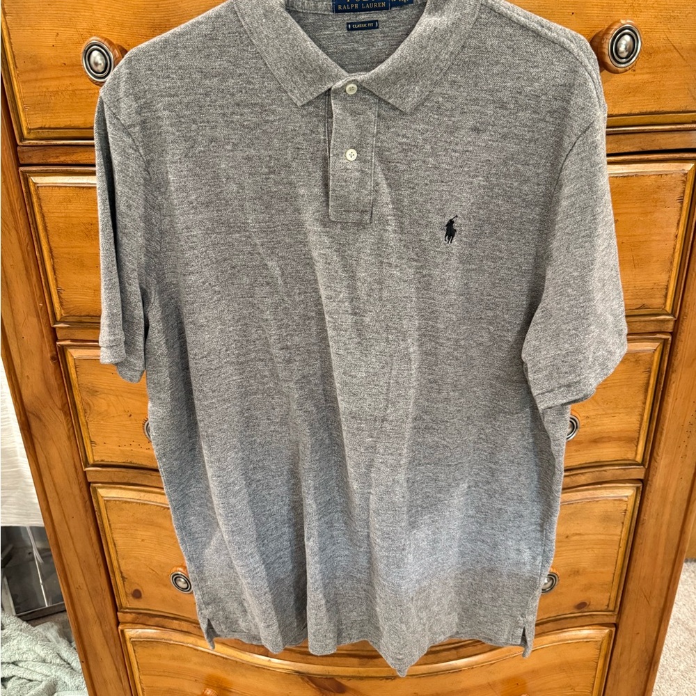 Ralph Lauren Classic Gray Polo Shirt
